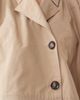 ARRANGE ARRANGE cropped trench coat in tan - part of a set-Neutral - 3