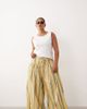 ARRANGE ARRANGE Curve balloon pants with tie waist in yellow stripe-Multi - 1