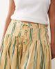 ARRANGE ARRANGE Curve balloon pants with tie waist in yellow stripe-Multi - 4
