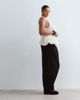 ARRANGE ARRANGE Curve Blythe tapered fold detail tailored pants in black - 2