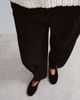 ARRANGE ARRANGE Curve Blythe tapered fold detail tailored pants in black - 4