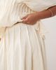 ARRANGE ARRANGE Curve crinkle texture maxi skirt in cream - part of a set-White - 3