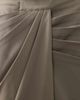 ARRANGE ARRANGE Curve draped tailored maxi skirt in light gray - 3