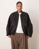 ARRANGE ARRANGE Curve floral quilted bomber jacket in black - 2