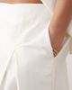 ARRANGE ARRANGE Curve pleated pants in white - part of a set - 2