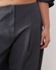 ARRANGE ARRANGE Curve pleated waist tailored wide leg pants set in charcoal-Gray - 4