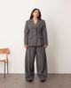 ARRANGE ARRANGE Curve premium sculpted blazer in gray heather - 3