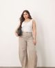 ARRANGE ARRANGE Curve sydney denim barrel leg jeans in heather gray - 1
