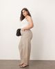 ARRANGE ARRANGE Curve sydney denim barrel leg jeans in heather gray - 2