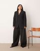 ARRANGE ARRANGE Curve ultimate collarless blazer in black - 3