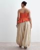 ARRANGE ARRANGE Curve waist seam balloon leg pants in stone-Neutral - 3