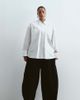 ARRANGE ARRANGE Curve Willa elastic waist drawstring pants in washed black - 1