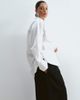 ARRANGE ARRANGE Curve Willa elastic waist drawstring pants in washed black - 4