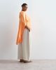 ARRANGE ARRANGE Curve Willa elastic waist drawstring pants in washed bone-White - 3