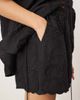 ARRANGE ARRANGE cut work embroidered shorts in black - part of a set - 4