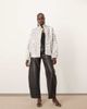 ARRANGE ARRANGE denim bomber jacket with seam detail in tiger print-Multi - 1