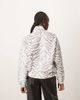 ARRANGE ARRANGE denim bomber jacket with seam detail in tiger print-Multi - 4