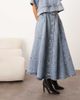 ARRANGE ARRANGE denim button up midi skirt in mid-blue wash - part of a set - 2