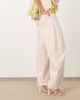 ARRANGE ARRANGE eden denim barrel leg high waist jeans in light pink - 2