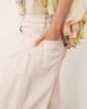 ARRANGE ARRANGE eden denim barrel leg high waist jeans in light pink - 4