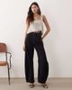 ARRANGE ARRANGE embellished beaded square neck boxy crop top in silver - 2
