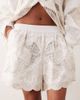 ARRANGE ARRANGE embroidered cutwork shorts in white - part of a set - 4