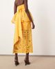 ARRANGE ARRANGE floral cornelli column midi skirt in mandarin - part of a set-Orange - 2