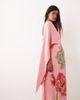 ARRANGE ARRANGE floral embroidered satin overlay maxi dress in pink - 1