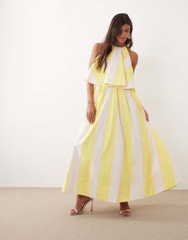 ARRANGE ARRANGE full midi skirt in bold striped print - part of a set-Multi