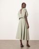 ARRANGE ARRANGE full skirt with drop waist detail in sage - part of a set-Green - 4