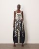 ARRANGE ARRANGE futurist sequin crop top with long 3D fringe hem in silver - 2