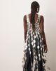ARRANGE ARRANGE futurist sequin crop top with long 3D fringe hem in silver - 4