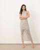 ARRANGE ARRANGE geo cut work embellished high neck column midaxi dress in silver - 2