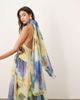 ARRANGE ARRANGE halterneck maxi dress with tie neck detail in oversized floral print-Multi - 2