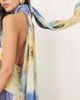 ARRANGE ARRANGE halterneck maxi dress with tie neck detail in oversized floral print-Multi - 4