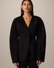 ARRANGE ARRANGE hot fix tailored ovoid sleeve blazer in black - part of a set - 1