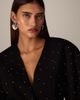 ARRANGE ARRANGE hot fix tailored ovoid sleeve blazer in black - part of a set - 2