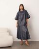 ARRANGE ARRANGE leather full circle skirt in navy - part of a set - 1