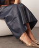 ARRANGE ARRANGE leather full circle skirt in navy - part of a set - 2