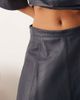 ARRANGE ARRANGE leather full circle skirt in navy - part of a set - 4