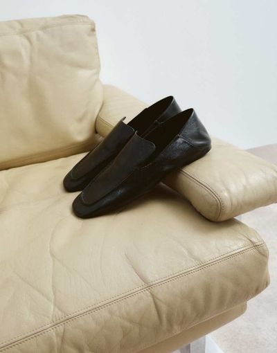 ARRANGE ARRANGE leather loafers in black