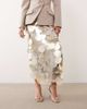 ARRANGE ARRANGE mirror paillette column maxi skirt in silver - 3