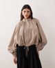 ARRANGE ARRANGE oversized bomber jacket with balloon sleeves in stone-Brown - 1