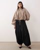 ARRANGE ARRANGE oversized bomber jacket with balloon sleeves in stone-Brown - 2