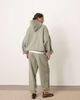 ARRANGE ARRANGE oversized premium heavy weight cuffed sweatpants in olive green - 4