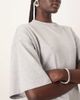 ARRANGE ARRANGE oversized premium heavyweight T-shirt in gray heather - 2
