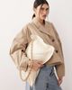 ARRANGE ARRANGE Pillow leather bag in buttermilk-Gray - 2