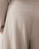 ARRANGE ARRANGE pleated front wide leg pants in gray - part of a set-Brown - 4
