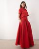 ARRANGE ARRANGE pleated maxi skirt in red - part of a set - 2
