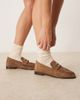 ARRANGE ARRANGE Premium leather loafers in tan suede-Brown - 1